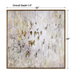 Golden Raindrops Hand Painted Canvas - Hedi's Furniture