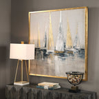 Regatta Hand Painted Canvas - Hedi's Furniture