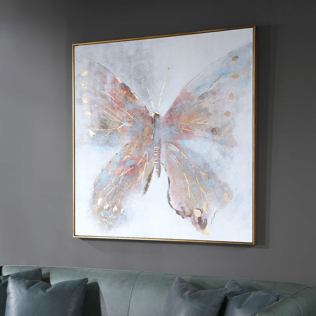 Free Flying Hand Painted Canvas - Hedi's Furniture