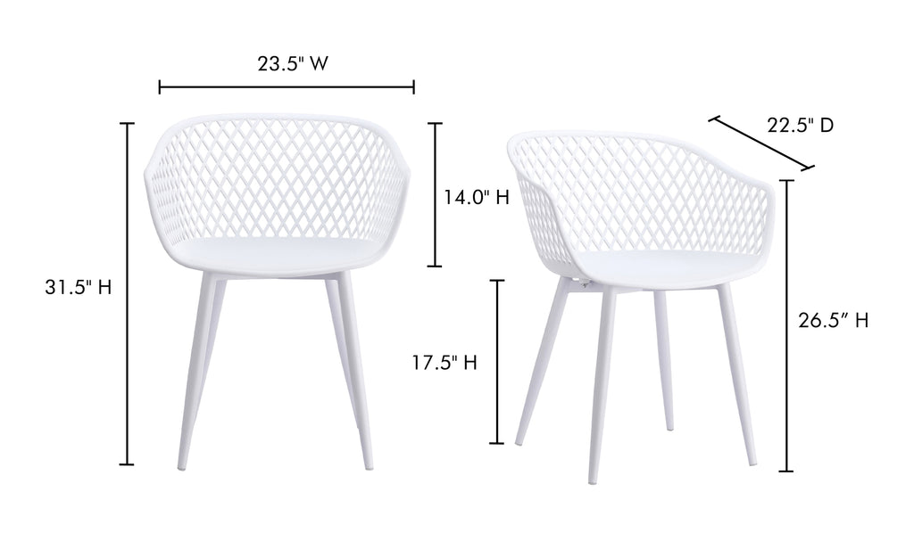 Piazza Outdoor Dining Chair/Set of 2 - Hedi's Furniture