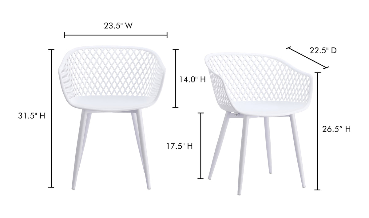 Piazza Outdoor Dining Chair/Set of 2 - Hedi's Furniture