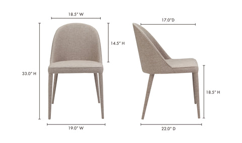 Leo Dining chair/set of 2 - Hedi's Furniture