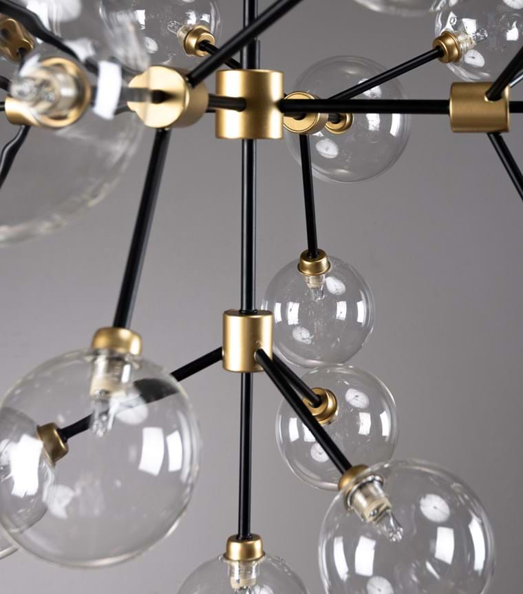 Phoenix Chandelier Clear w/Bulb - Hedi's Furniture