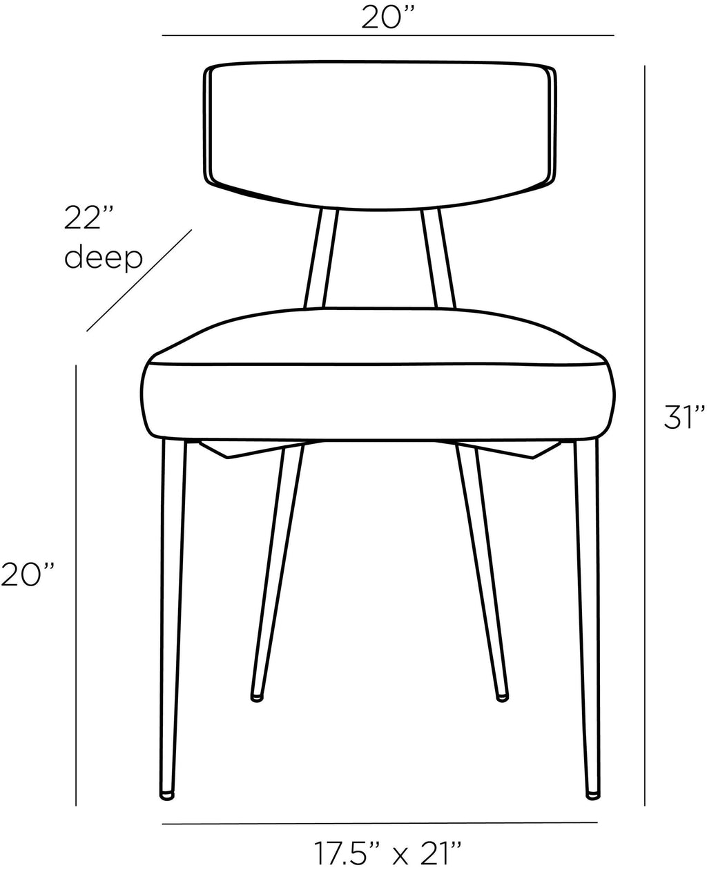 REYNARD DINING CHAIR - Hedi's Furniture