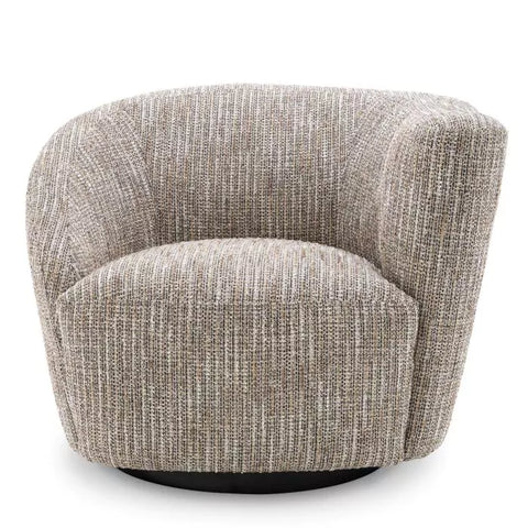 Colin Swivel Chair/ Beige Right - Hedi's Furniture