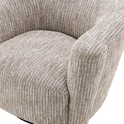 Colin Swivel Chair/ Beige Right - Hedi's Furniture