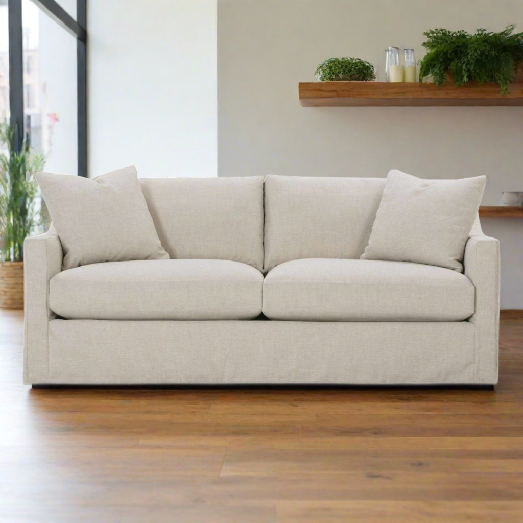BRADFORD 2 CUSHION SLIPCOVER SOFA-82" - Hedi's Furniture