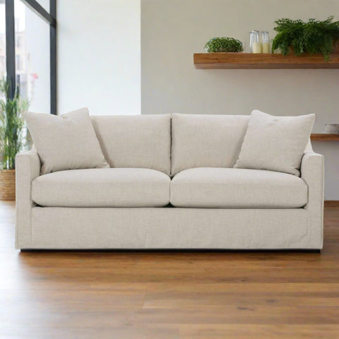 BRADFORD 2 CUSHION SLIPCOVER SOFA-82" - Hedi's Furniture