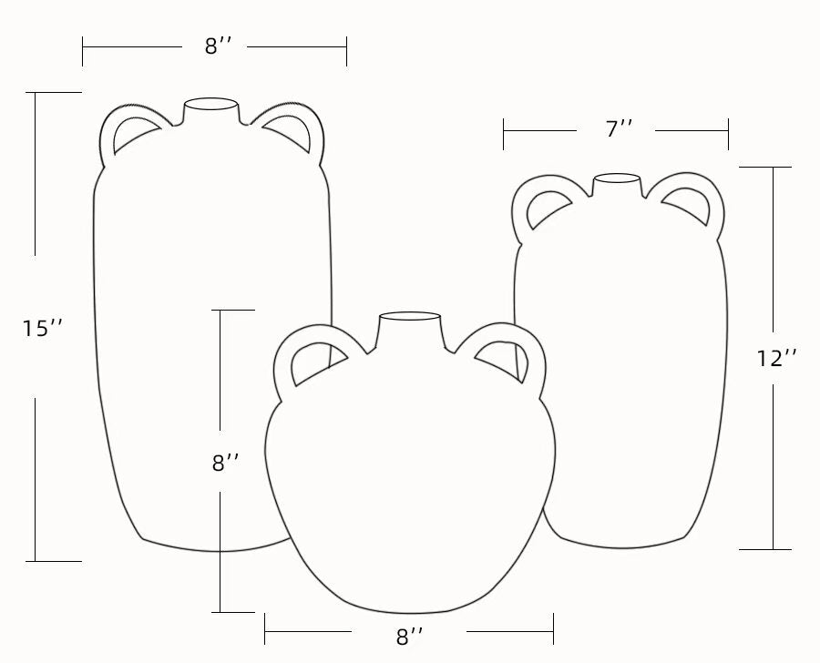 Acanceh Vases - Hedi's Furniture