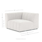 LANGHAM CHANNELED SECTIONAL/Build Your Own - Hedi's Furniture