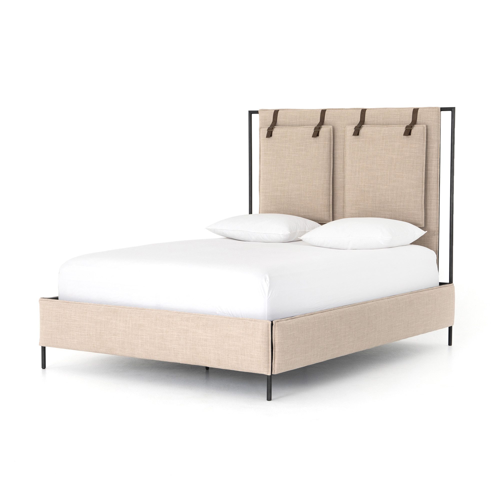 Leigh Upholstered King Bed - Hedi's Furniture