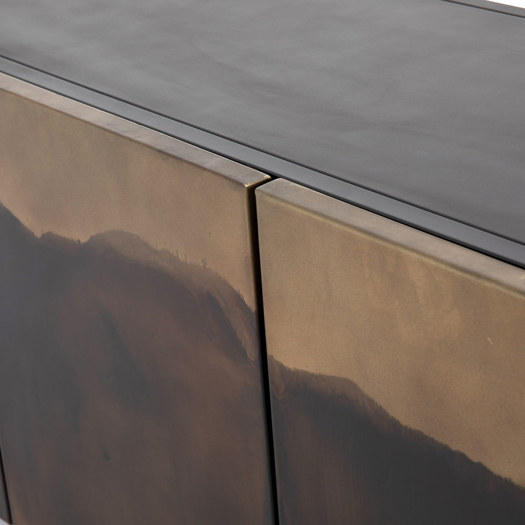STORMY MEDIA CONSOLE-AGED BROWN - Hedi's Furniture