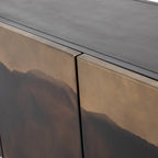 STORMY MEDIA CONSOLE-AGED BROWN - Hedi's Furniture