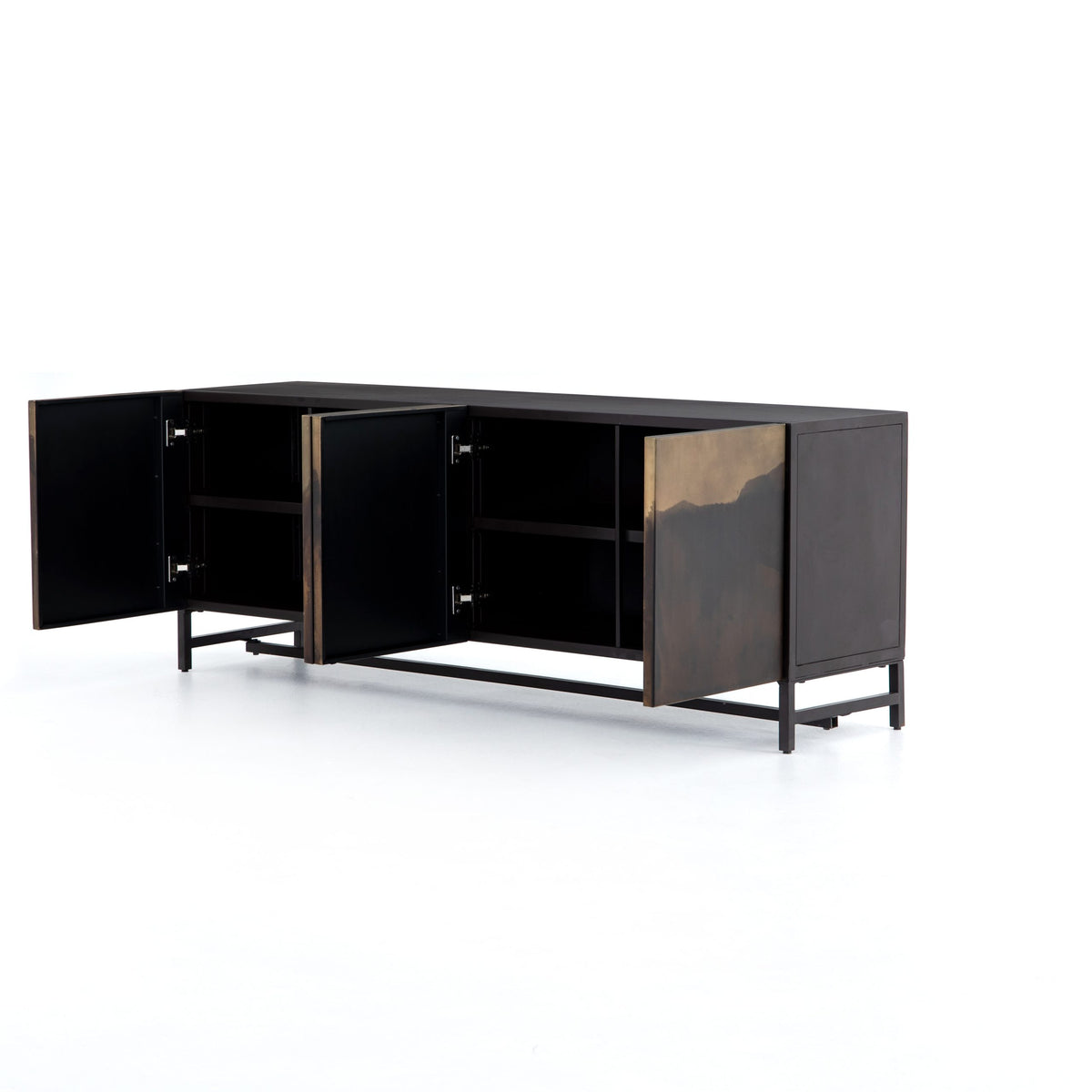 STORMY MEDIA CONSOLE-AGED BROWN - Hedi's Furniture