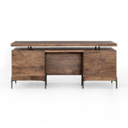 RAFFAEL DESK-ANTIQUE BROWN - Hedi's Furniture