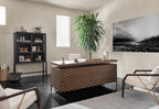 RAFFAEL DESK-ANTIQUE BROWN - Hedi's Furniture