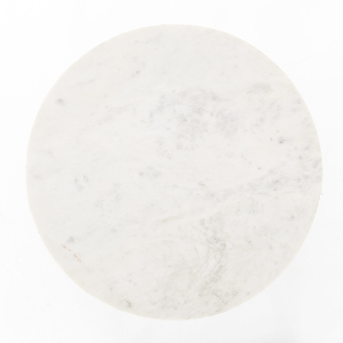 NAOMI MARBLE END TABLE-RAW BRASS - Hedi's Furniture