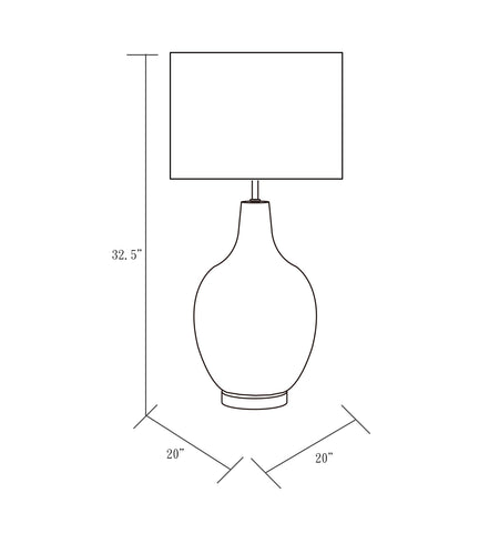 Kendra Table Lamp. - Hedi's Furniture
