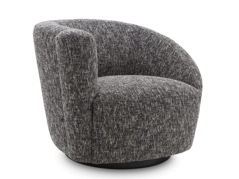 Colin Swivel chair/Gray Left - Hedi's Furniture