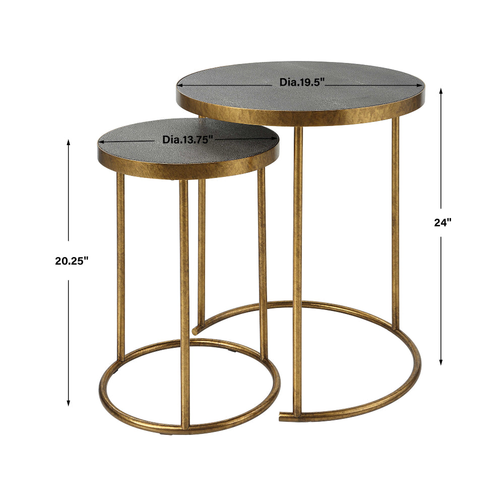 Aragon Nesting Table - Hedi's Furniture