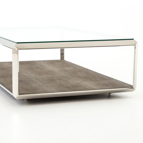 Shagreen  Shadow Box Coffee Table - Hedi's Furniture