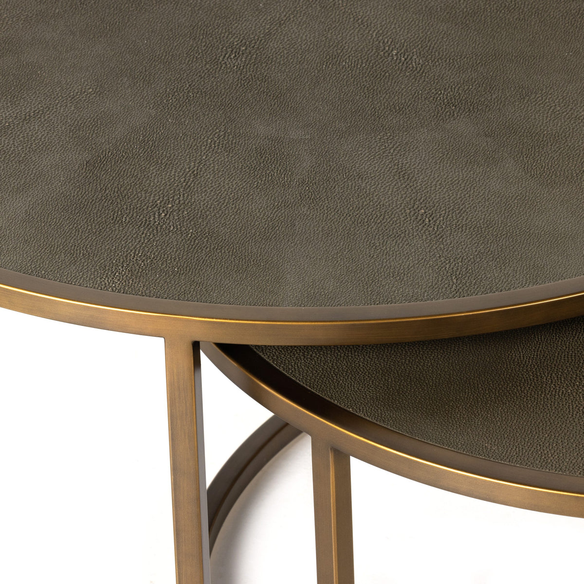 SHAGREEN NESTING COFFEE TABLE - Hedi's Furniture
