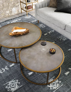 SHAGREEN NESTING COFFEE TABLE - Hedi's Furniture