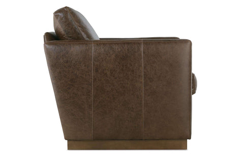 Allie Leather Swivel Chair - Hedi's Furniture
