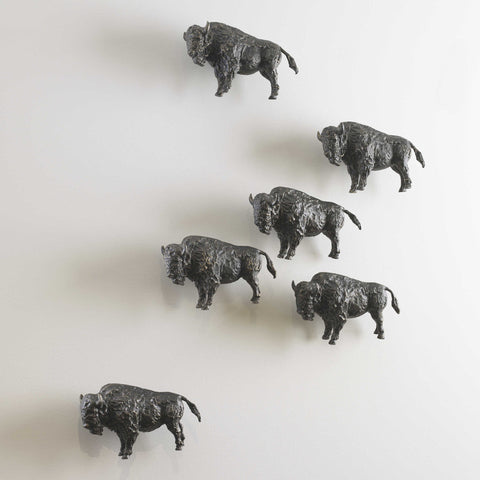 Bison Metal Wall Sculpture - Hedi's Furniture