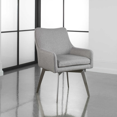 LET'S TWIST DINING CHAIR - GRAY - Hedi's Furniture