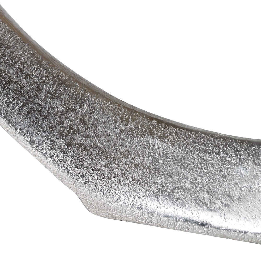 Orbits Ring Sculptures, Nickel, S/2 - Hedi's Furniture